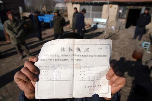 林权证争执出人命
