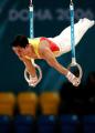 图文：男子体操团体中国夺冠 吊环王子杨威风采