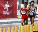 图文：多哈亚运会 韩玉成男子20公里竞走夺金