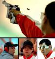 图文：25米中心发火手枪团体赛 中国队获铜牌