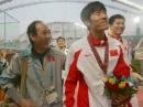 图文：男子110米栏中国包揽金银 教练喜对刘翔