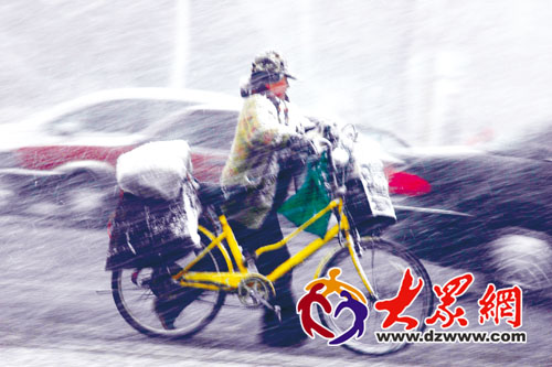 山东省气象台发布寒潮预报 烟台威海大雪(图)