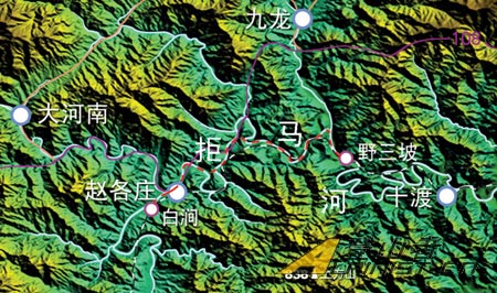 不得不拒马河干流,查阅地图后,把计划改为徒步拒马河的一条