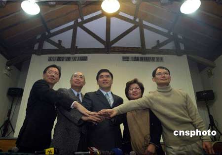 郝龙斌正式接任台北市长职 马英九发表卸任感言