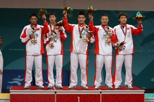 CCTV体坛风云人物候选人(2006年度)-男乒团体