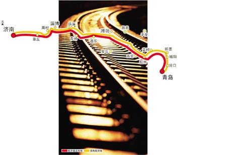 山东胶济客运专线开建 济南到青岛火车仅2小时
