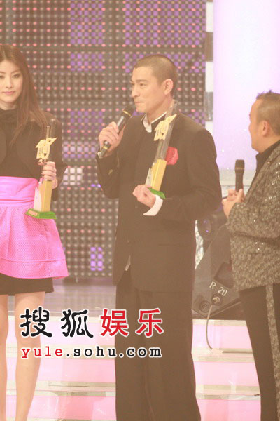 图：亚太区最受欢迎香港男歌星刘德华