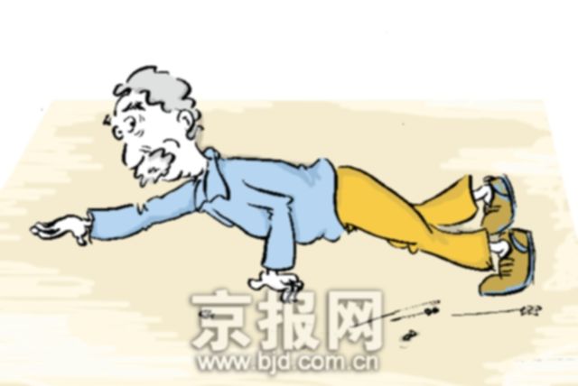 巴西老人爱"爬行"(图)