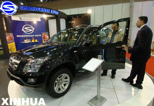中国汽车亮相开罗国际车展