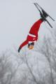 图文：自由式滑雪女子空中技巧 曼妙身姿
