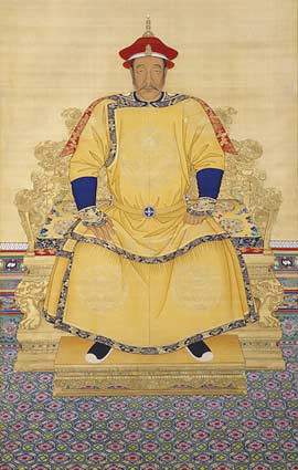 清朝历代皇帝像十二张王朝兴衰谁主沉浮?(组图