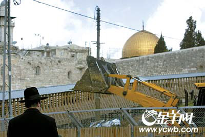 挖掘地点靠近清真寺 耶路撒冷老城考古引发巴