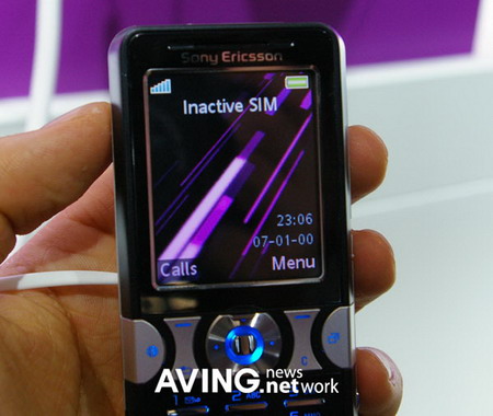 3GSM新品手机图赏：索爱K550（组图）