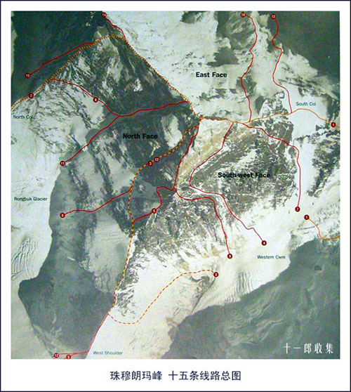 登山首页 山峰资料 8000米级别山峰 珠穆朗玛峰 资料图库--地形图