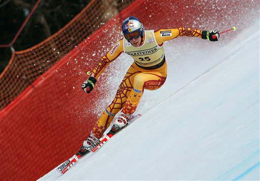 图文:德国滑雪世界杯 加拿大艾利克飞速下降
