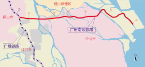 南沙铁路方案出台 初定在鹤山接广珠铁路(图)