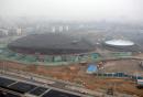 图文：奥运场馆巡礼 北工大体育馆建设进展顺利