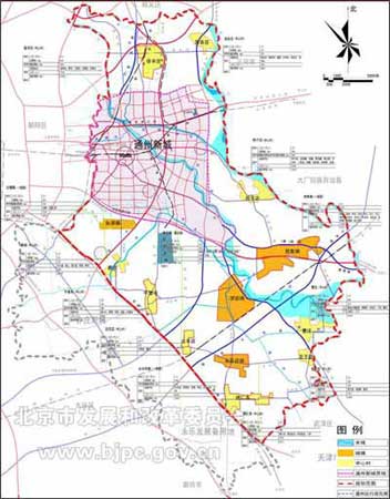 通州新城规划图高清