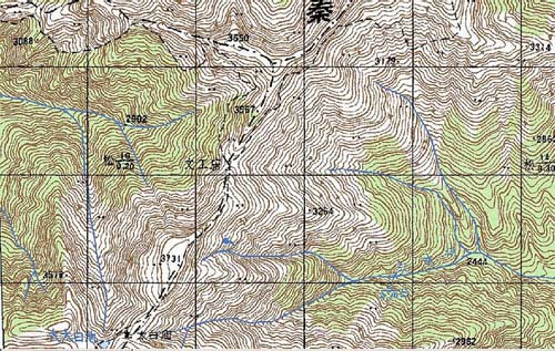 登山首页 山峰资料 3000米山峰 太白山 资料图库--地形图,等高线