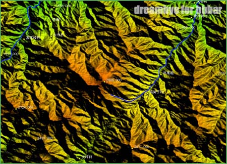 太白山三维地图(四)