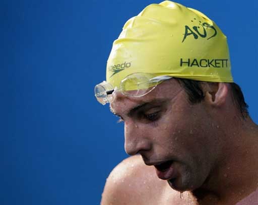 图文:男子1500米自由泳决赛 哈克特依然无收获