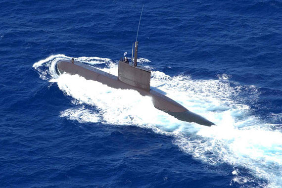 西方媒体称中国周边潜艇成灾引发军备竞赛(组