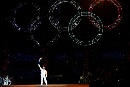 图文：2006年都灵冬奥会 主会场五环星空呈现
