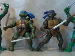 四只小龟动作各异
