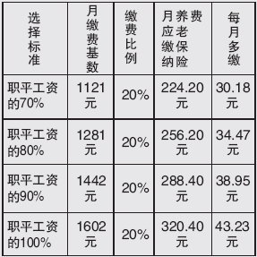 个人养老险缴费金额提高(组图)