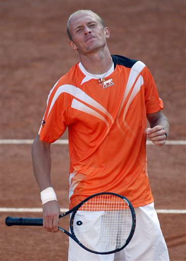 图文：罗马网球大师赛第六日 达维登科失望不已