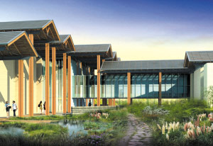 中国湿地博物馆落户杭州 出台四套设计方案(图