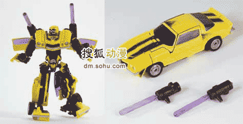 大黄蜂变身前后