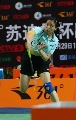 图文：中国羽毛球队内对抗 杨维大力杀球