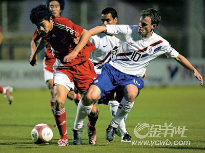 土伦杯足球赛:中国国奥队力克荷兰暂列榜首(图