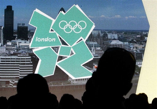 图文：伦敦2012年奥运会徽揭晓 绿色会徽展示