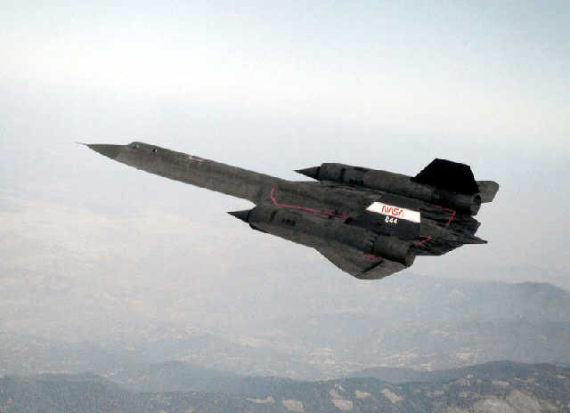 sr-71"黑鸟"间谍飞机 资料图片