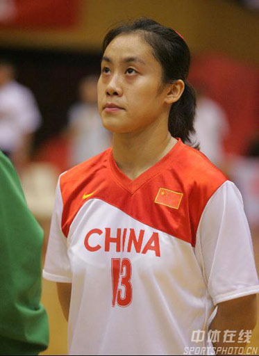 图文：女子手球精英赛中国获第三 左边锋吴亚楠