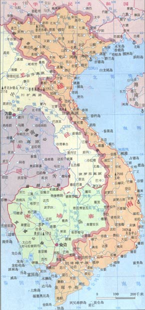 2007亚洲杯赛区地图 越南