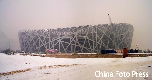 图文：申奥成功六周年北京变化 06年12月的鸟巢