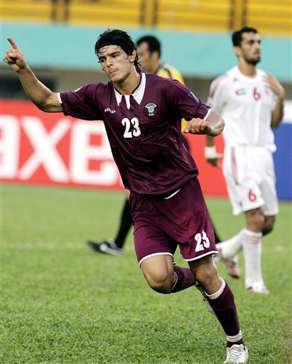 图文:[亚洲杯]卡塔尔VS阿联酋 安德雷斯点球