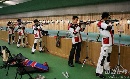 图文：中国射击队奥运备战 10米气步枪选手训练