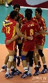 图文：2007亚洲男排四强挑战赛 中国队拥做一团