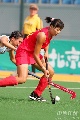 图文：女曲测试赛中国3-0阿根廷 单兵作战