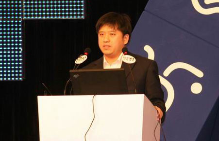 搜狐副总编辑兼搜狐奥运事业部副总经理梁春元在论坛上发言