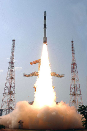 资料图：印度PSLV-C8发射卫星
