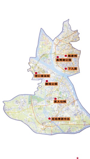 荔湾区区划图