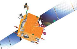嫦娥卫星模型 资料图