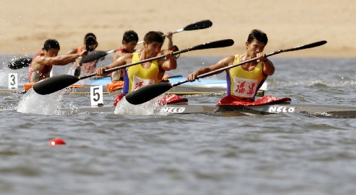 2007年中国水上运动会 男子双人皮艇1000米-搜狐体育