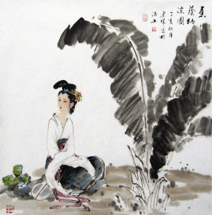 59.萧惠珠 天津美术家协会会员南开画院副院长 68×6860.