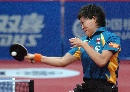 图文：[乒乓球]亚锦赛女团3-0新加坡 正手回球
